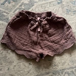Jamie Kay dark plum shorts